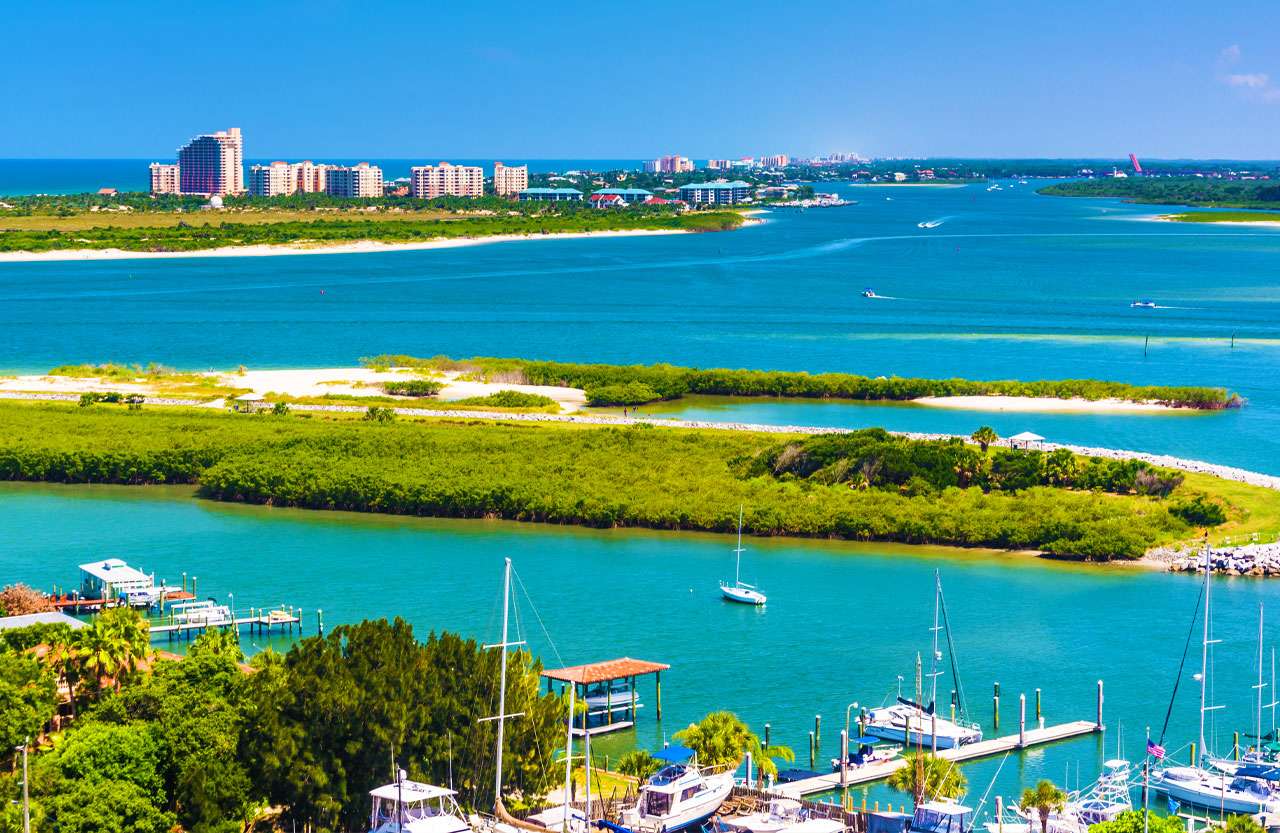 aerial view of Volusia County, Florida