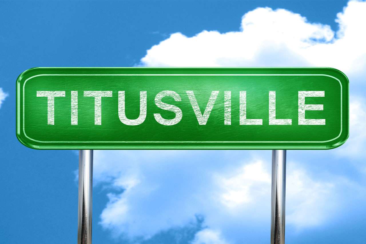 Photo of Titusville Florida sign
